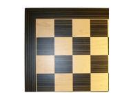 Worldwise Imports 14 Ebony and Maple Chessboard with 1.5 Squares