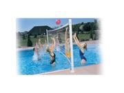 Dunnrite DeckVolley Swimming Pool Volleyball Set with Brass Anchors SALT POOLS