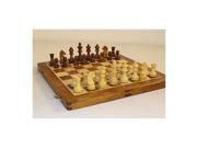 Folding Sheesham and Boxwood Chess Set