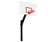 First Team Legend Excel In Ground Basketball Hoop with 72 Inch Steel Backboard