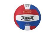 Tachikara Indoor Volleyball Sensi Tec Scarlet White Royal