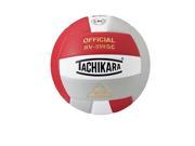 Tachikara Indoor Volleyball Sensi Tec Scarlet White Silver Gray