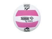 Tachikara Rubber Volleyball Zebra Pink White