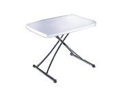 Lifetime White Granite Personal Table with Folding Legs