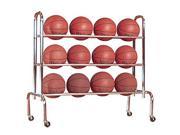 First Team Economy 12 Basketball Carrier Storage Rack