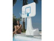 Dunnrite PoolSport Swimming Pool Basketball Hoop with 13.5 inch Stainless Steel Rim