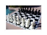 CNChess Garden Chess Set Plastic Vinyl with 12 King