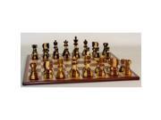 WorldWise Chess Set with Padauk Maple Board 37SI PM