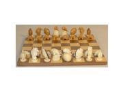 Hand Carved Tagua Nut Turtle Chess Set on Walnut Maple Board