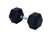 Champion Barbell 20 lbs. Rubber Encased Solid Hex Dumbbell 1 Dumbbell
