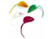 Ethical Pet Plush Mice Assorted 4 Pack 2024