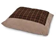 Plush Plaid Pillow for Dog Color Assorted Size 27 X 36