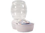 Replendish Waterer With Microban Pearl White 1 Gallon