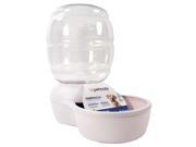 Replendish Waterer With Microban Pearl White 4 Gallon