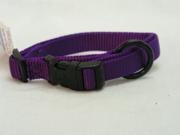 Hamilton Pet Company Adjustable Dog Collar Purple 5 8 X 12 18 FAS 12 18 PU