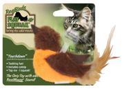 Ourpets Company Play N Squeak Realbirds Touchdown Orange Brown 1010011960
