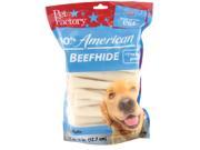 Pet Factory 100% American Beefhide Chip Rolls Dog Chew 5 Inch 22 Pack 78107