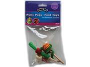 Polly Pops Foot Toys for Birds Size SMALL 3 PACK