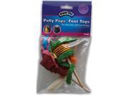 Polly Pops Foot Toys for Birds Size LARGE 3 PACK