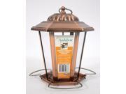 Carriage Lantern Feeder for Bird Color Copper Size 1.5 LB CAPACITY