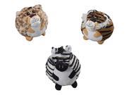 Ethical Pet Butterballs Jungle Animals Assorted 4 Inch 4144