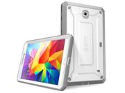 SUPCASE Samsung Galaxy Tab 4 7.0 Case Unicorn Beetle PRO Series Full body Hybrid Protective Case with Screen Protector White Gray Dual Layer Design Impact