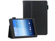 Nextbook 8 Tablet Case Case SUPCASE Slim Fit Leather Book for Nextbook 8 7.85 Inch Tablet NX NX785QC8G Black Elastic Hand Strap Multi Angle Card Holder