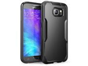 Galaxy S6 Case SUPCASE Unicorn Beetle Series Premium Hybrid Protective Clear Case for Samsung Galaxy S6 2015 release Retail Package Black Black