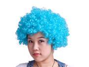 Afro Clown Costume Party Wig Blue