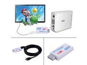 HDE Wii to HDMI Converter Adapter 1080p HD Video Audio Output for Nintendo Wii