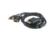 VGA AV Cable compatible with Microsoft Xbox 360 HD