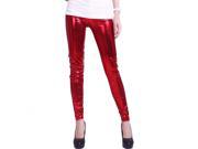 Footless Liquid Wet Look Shiny Metallic Stretch Leggings Many Sizes and Colors