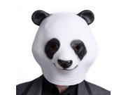 Panda Head Mask Latex Rubber Creepy Halloween Costume Accessory
