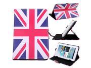 HDE Universal Vintage UK Flag Leather Folding Folio Case for 7 Tablets