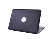 HDE MacBook Pro 13 Inch Non Retina Case Hard Shell PU Leather Cover Black Leatherette