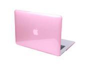 HDE Glossy Hard Shell Clip Snap on Case for MacBook Air 13 Fits Model A1369 A1466 Pink