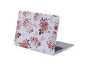 HDE MacBook Pro 13 Retina Case Designer Art Pattern Cover Fits Model A1425 A1502 Pink Flowers