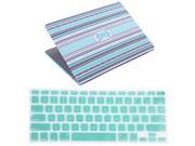HDE MacBook Air 13 Case Hard Shell Designer Art Pattern Cover Keyboard Skin Fits Model A1369 A1466 Mint Tribal