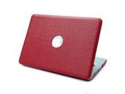 HDE MacBook Pro Non Retina 13 Inch Case Soft Touch Textured Metallic Cover Metallic Red
