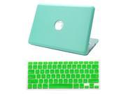 HDE MacBook Pro Non Retina 13 Inch Case Soft Touch Textured Metallic Cover Keyboard Skin Metallic Green