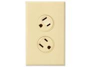 360 Electrical Rotating Duplex Outlet 15A Ivory 36011 I