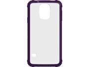 Survivor Core Clear Protective Case with Purple Trim for Samsung Galaxy S5 See through protection. Extra tough at the corners.