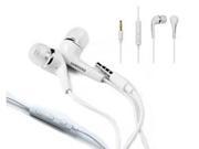 New OEM Samsung EHS64 White 3.mm Earphones Earbuds Headphones Headset with Remote and Mic With Extra Eargels For Samsung GALAXY ATTAIN 4G Captivate Glide Do