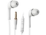 New OEM Samsung White Earphones Headphones Headset with Remote and Mic For Samsung Galaxy S 4G Galaxy Indulge Nexus S Profile Evergreen Solstice 2 Contour