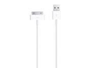 Lot of 2 New Original OEM Apple White 30 Pin to USB Cable in Factory Sealed Plastic