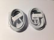 Lot of 2 New Original OEM Apple 30 Pin to USB Cable for iPod Nano 1st 2nd 3rd 4th 5th 6th Generation In Sealed Factory Plastic