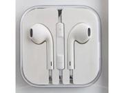 Earbuds EarPods with remote and mic Earphone Headphone for Apple iPhone 5 5G 5th White