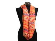 Orange Southwestern Tribal Light Weight Infinity Wrap Women Scarf Loop Scarves