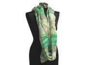 Green Southwestern Tribal Light Weight Infinity Wrap Women Scarf Circle Scarves
