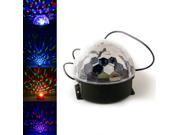 Disco Stage LED Rainbow color Crystal Magic Effect Dot Light Ball Flash w Beat